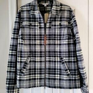 NWT LL Bean Women's signature Chamois zip front shirt jacket